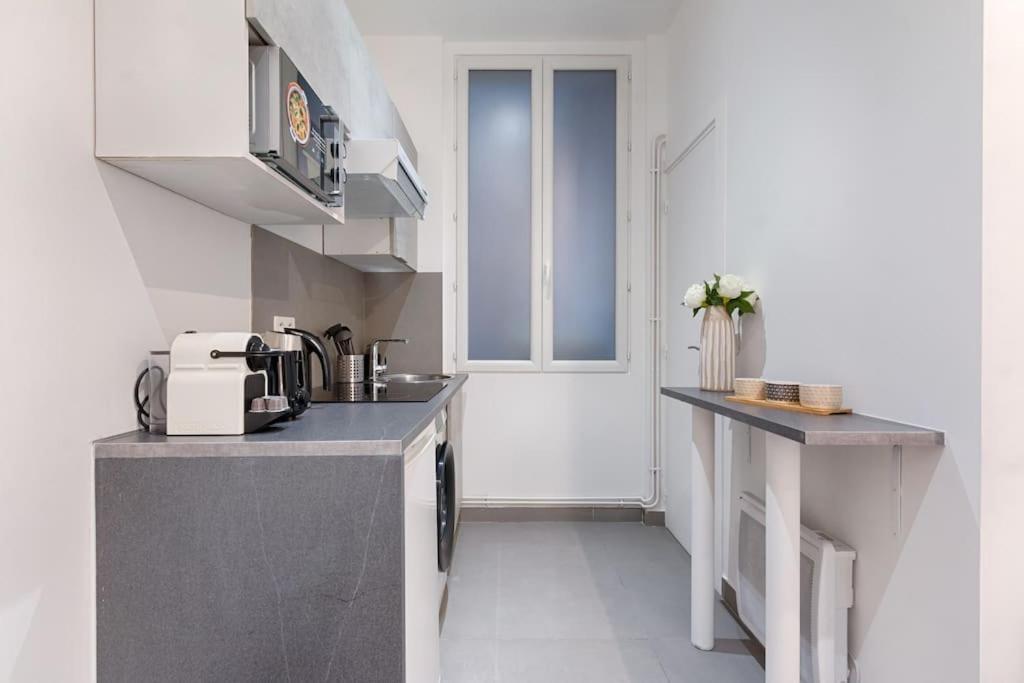 Batignolles Lemercier Cosy Apartment 4P-1Br París Exterior foto